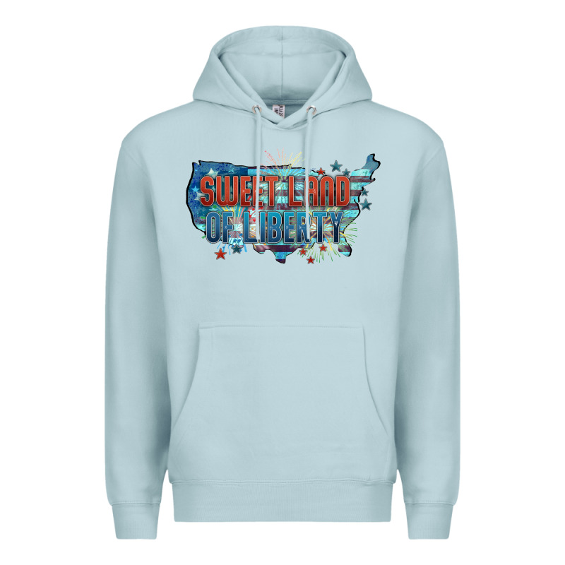 Sweet Land Of Liberty Premium Hoodie by FaDigitalArtStudio | Teevron