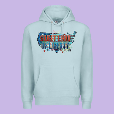 Sweet Land Of Liberty Premium Hoodie Designed By Fadigitalartstudio