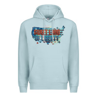 Blue Mist Sweet land of liberty Premium Hoodie - FaDigitalArtStudio