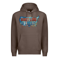 Coffee Sweet land of liberty Premium Hoodie - FaDigitalArtStudio