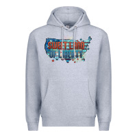 Heather Grey Sweet land of liberty Premium Hoodie - FaDigitalArtStudio