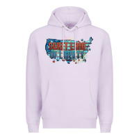 Lilac Sweet land of liberty Premium Hoodie - FaDigitalArtStudio