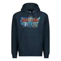 Navy Sweet land of liberty Premium Hoodie - FaDigitalArtStudio