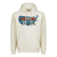 Oatmeal Heather Sweet land of liberty Premium Hoodie - FaDigitalArtStudio