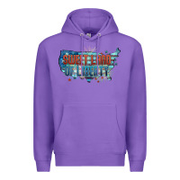 Purple Sweet land of liberty Premium Hoodie - FaDigitalArtStudio