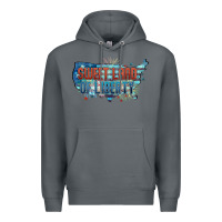 Rock Sweet land of liberty Premium Hoodie - FaDigitalArtStudio