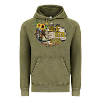 Vintage Olive life is better in boots Vintage Hoodie - Bettercallsaul
