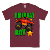 Burgundy birthday boy monster truck Classic Tee - Jasminsmagicworld