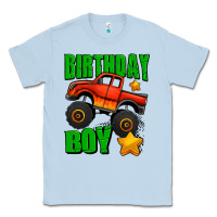 Dusty Blue birthday boy monster truck Classic Tee - Jasminsmagicworld