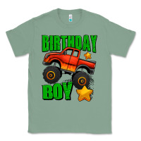 Sage birthday boy monster truck Classic Tee - Jasminsmagicworld