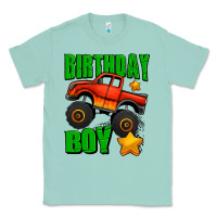 Seafoam birthday boy monster truck Classic Tee - Jasminsmagicworld
