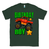 Sports Green birthday boy monster truck Classic Tee - Jasminsmagicworld