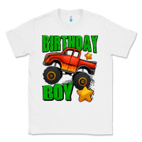 White birthday boy monster truck Classic Tee - Jasminsmagicworld