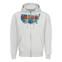 Dove Grey Sweet land of liberty Zipper Hoodie - FaDigitalArtStudio