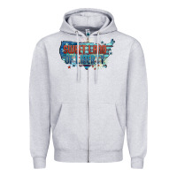 Heather Grey Sweet land of liberty Zipper Hoodie - FaDigitalArtStudio