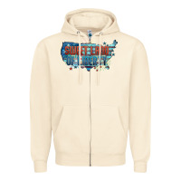 Sandshell Sweet land of liberty Zipper Hoodie - FaDigitalArtStudio