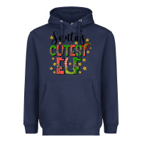 Navy santas cutest elf Heavyweight Hoodie - CowhideDigitalArt