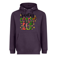 Plum santas cutest elf Heavyweight Hoodie - CowhideDigitalArt