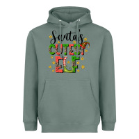 Sage santas cutest elf Heavyweight Hoodie - CowhideDigitalArt