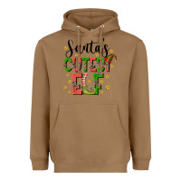 Toasted Coconut santas cutest elf Heavyweight Hoodie - CowhideDigitalArt