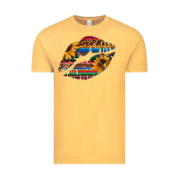 Aztec Sunflower Lips Vintage Tee | Teevron