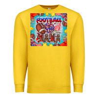 Lemon Football Mama Premium Sweatshirt - CowhideDigitalArt