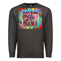 Smoke Football Mama Premium Sweatshirt - CowhideDigitalArt