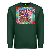 Sports Green Football Mama Premium Sweatshirt - CowhideDigitalArt