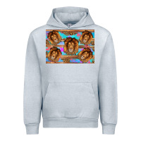 Heather Grey lion Urban Hoodie - Artiststas