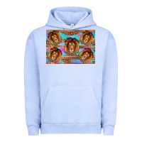Pigment Grape Ice lion Urban Hoodie - Artiststas