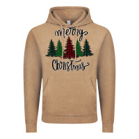 Merry Christmas Trees Vintage Hoodie | Teevron