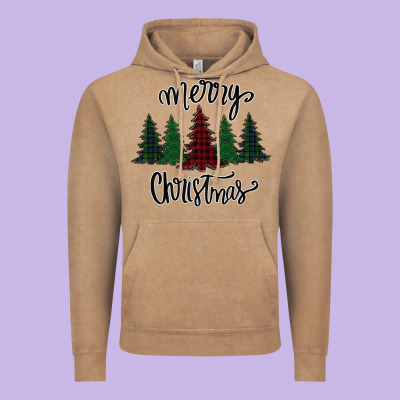 Merry Christmas Trees Vintage Hoodie Designed By Bettercallsaul