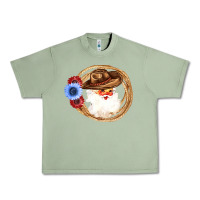 Oil Green Cowboy Santa Urban Heavy Tee - Bettercallsaul