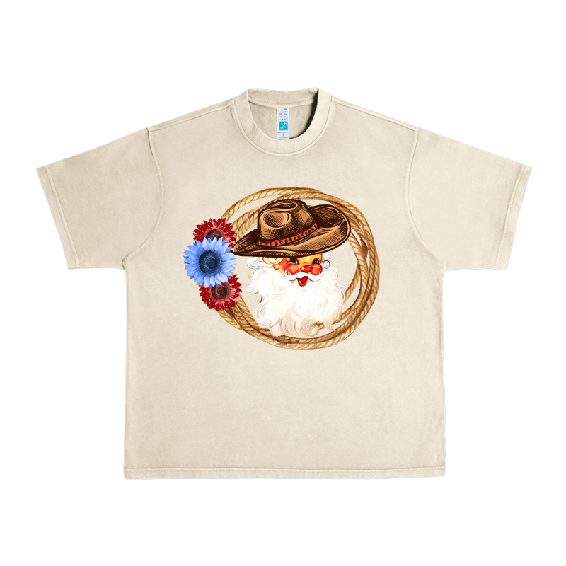 Cowboy Santa Urban Heavy Tee by Bettercallsaul | Teevron
