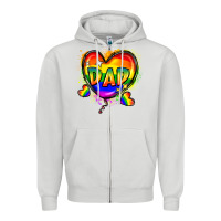 Dad Pride Zipper Hoodie | Teevron