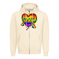 Sandshell Dad pride Zipper Hoodie - FaDigitalArtStudio