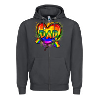Smoke Dad pride Zipper Hoodie - FaDigitalArtStudio