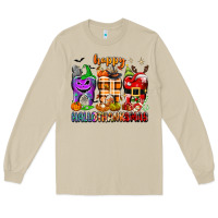 Mushroom Happy Hallothanksmas teeth Long Sleeve Tee - texasbilliewilder