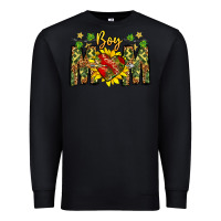 Black boy mom Premium Sweatshirt - CowhideDigitalArt