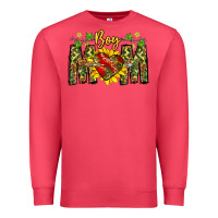 Cardinal boy mom Premium Sweatshirt - CowhideDigitalArt
