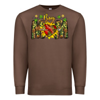 Chestnut boy mom Premium Sweatshirt - CowhideDigitalArt