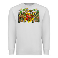 Dove Grey boy mom Premium Sweatshirt - CowhideDigitalArt