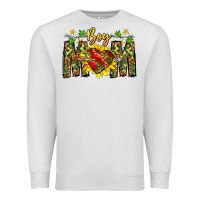 Oatmeal Heather boy mom Premium Sweatshirt - CowhideDigitalArt