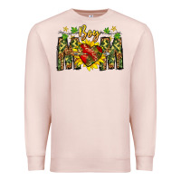 Pale Pink boy mom Premium Sweatshirt - CowhideDigitalArt