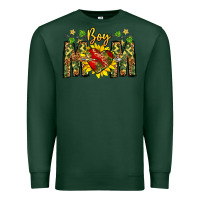Sports Green boy mom Premium Sweatshirt - CowhideDigitalArt