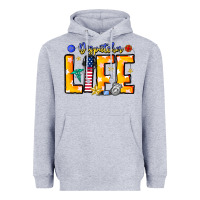 Heather Grey name tribute to first responder dispatchers Heavyweight Hoodie - CowhideDigitalArt