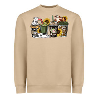 Mushroom cowhide coffee cup Heavyweight Sweatshirt - HowdyJamesFarm