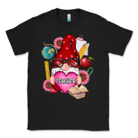 Black valentines day teacher gnome Classic Tee - RanaPortraitStore