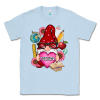 Dusty Blue valentines day teacher gnome Classic Tee - RanaPortraitStore