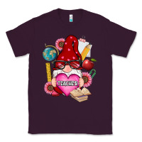 Plum valentines day teacher gnome Classic Tee - RanaPortraitStore